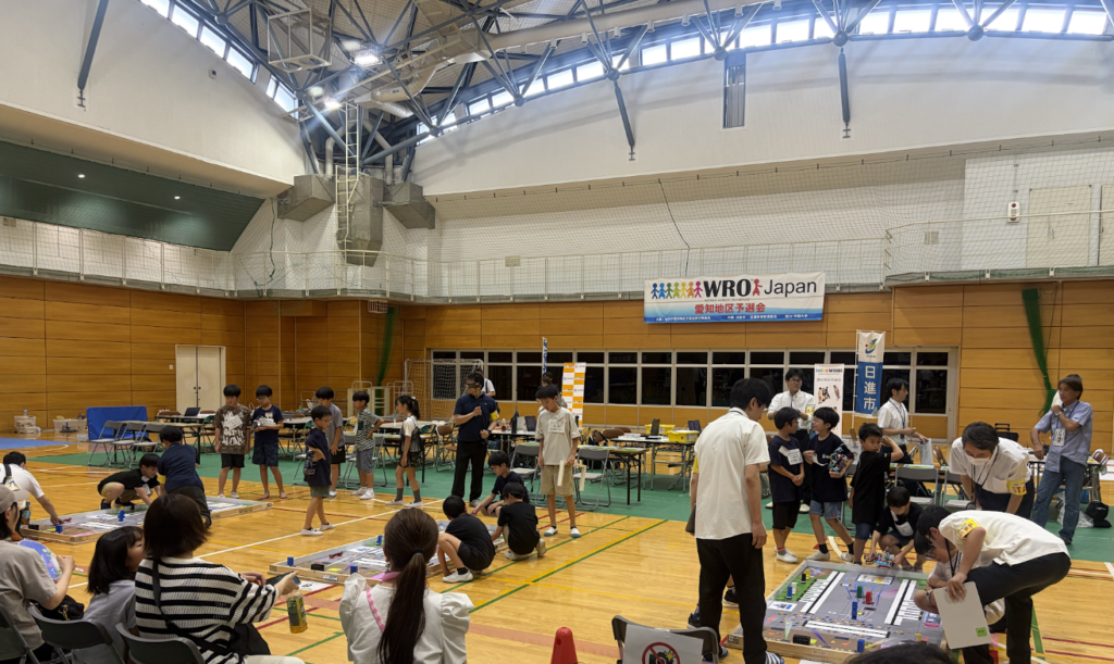 WRO Japan 愛知地区予選会の会場の様子